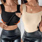 🏆Laatste dag 50% korting!!💐Thermische tanktops met ronde hals en ingebouwde beha voor dame