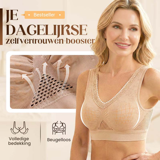 Comfortabele, knooploze en vormgevende bh van puur katoen