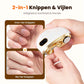 💅2-in-1 Elektrische Nagelknipper en Polijstmachine