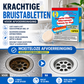 50% KORTING ❤️Krachtige Reinigende Bruistabletten voor Afvoer, Lost Haar & Vet Verstoppingen Snel Op, Geurverwijderend Antibacterieel Afvoerreiniging voor Gootsteen Toilet Vloer