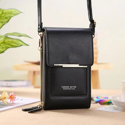 🏆SLECHTS €16,99!!👜📱 Eenvoudige en elegante touchscreen-schoudertas voor dames