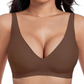 🎀💕  – de ultracomfortabele, draadloze damesbeha: naadloos, diep V-decolleté & push-up (twee artikelen gratis verzending)