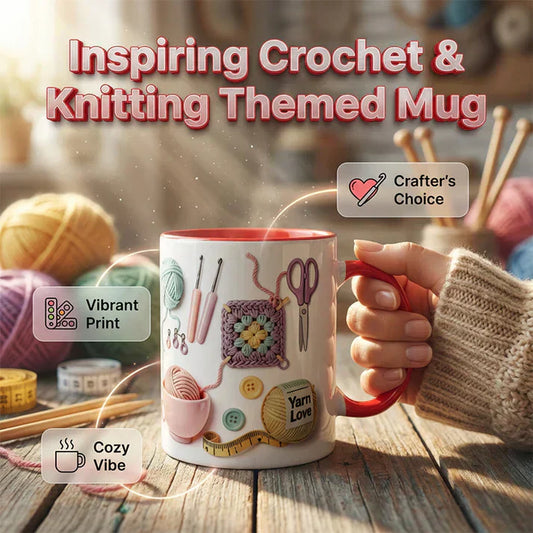 😱Yarn Love-mok, cadeau voor handwerkers en creatievelingen