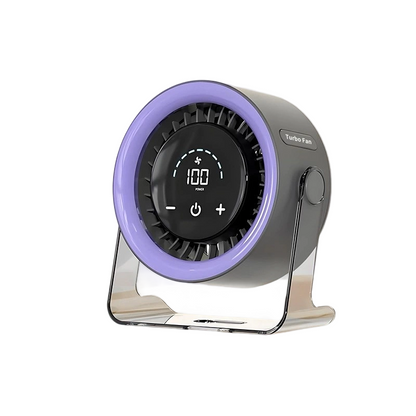 💥 Flash Sale: €49,99!! Bureauventilator met LED-display, USB-voeding, draagbaar, 100 snelheden, 120' kantelbaar, stil, lange batterijduur, oscillerende tafelventilator voor de slaapkamer, kantoor, thuis en op de camping